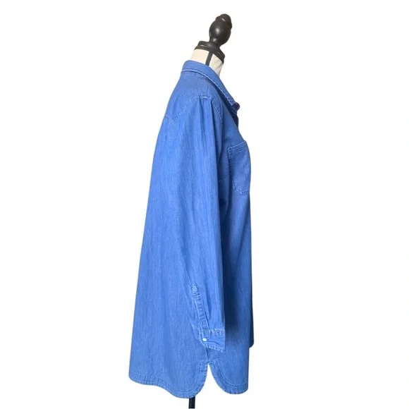 Old Navy denim chambray shirt dress - Picture 5 of 15